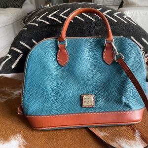 Dooney and Bourke Pebble Grain Zip Satchel